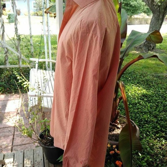 Robert Graham Sz L L/S Button Front Flip Cuff - Picture 3 of 8